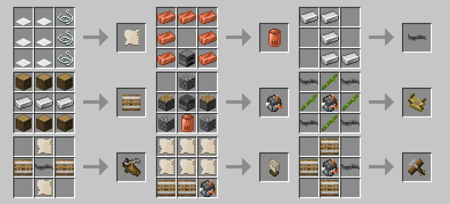 Immersive Aircraft Mod Recipes Guide